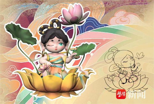 國潮新風尚 敦煌元素融入動漫手辦，00后設計師驚艷廣告設計界